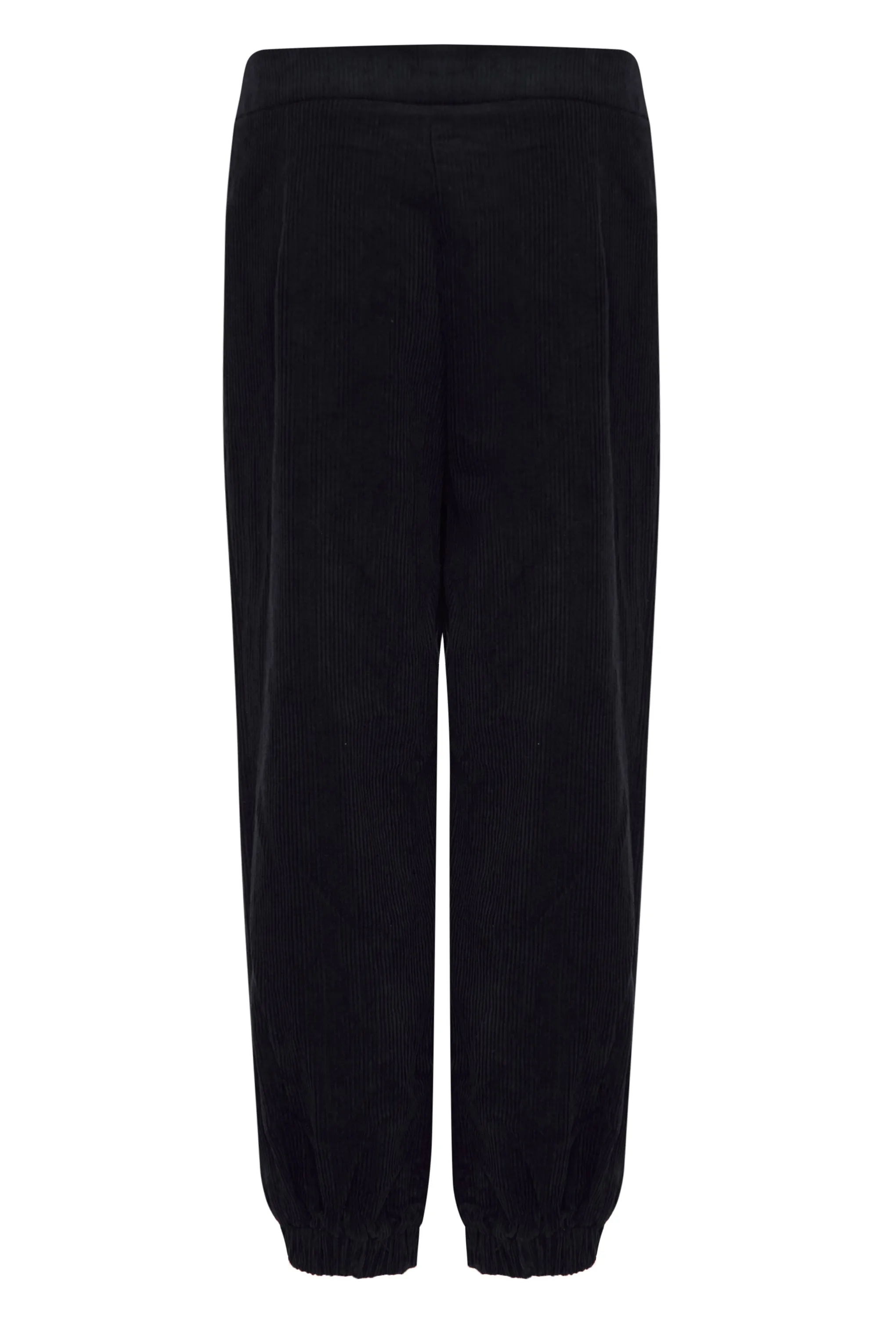 Glamorous Black Cuffed Ankle Cargo Trousers