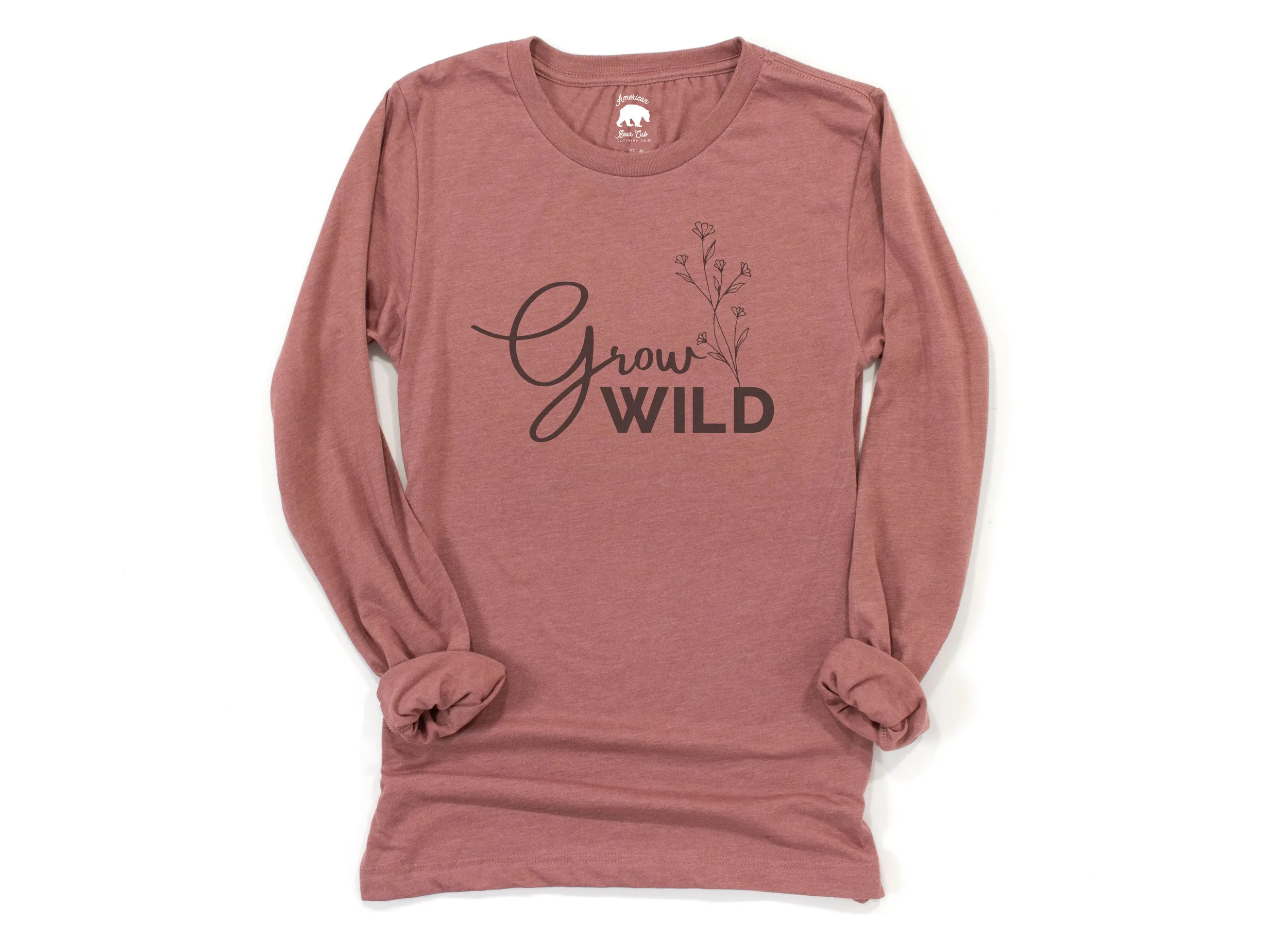 Grow Wild Adult Long Sleeve Shirts