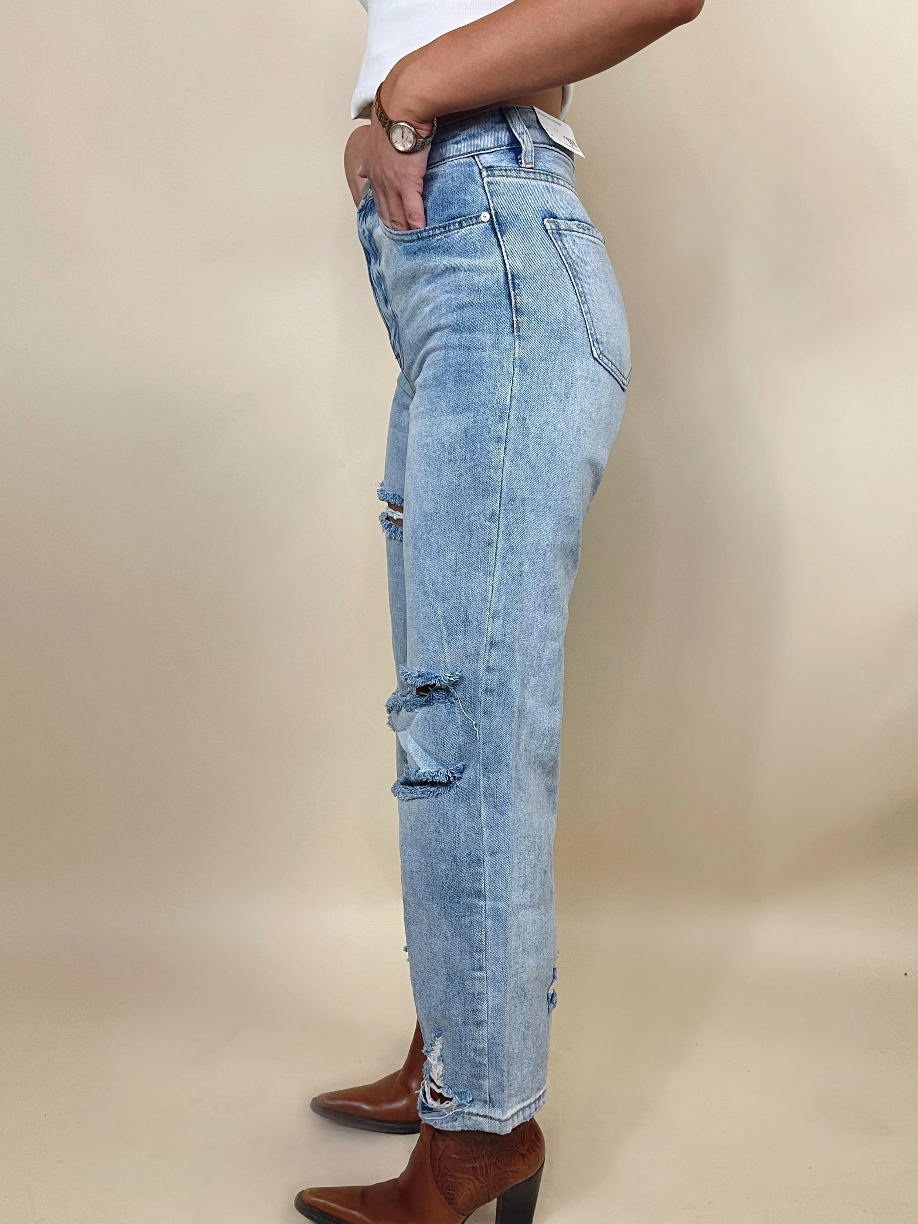 Hailey Destructed Jeans