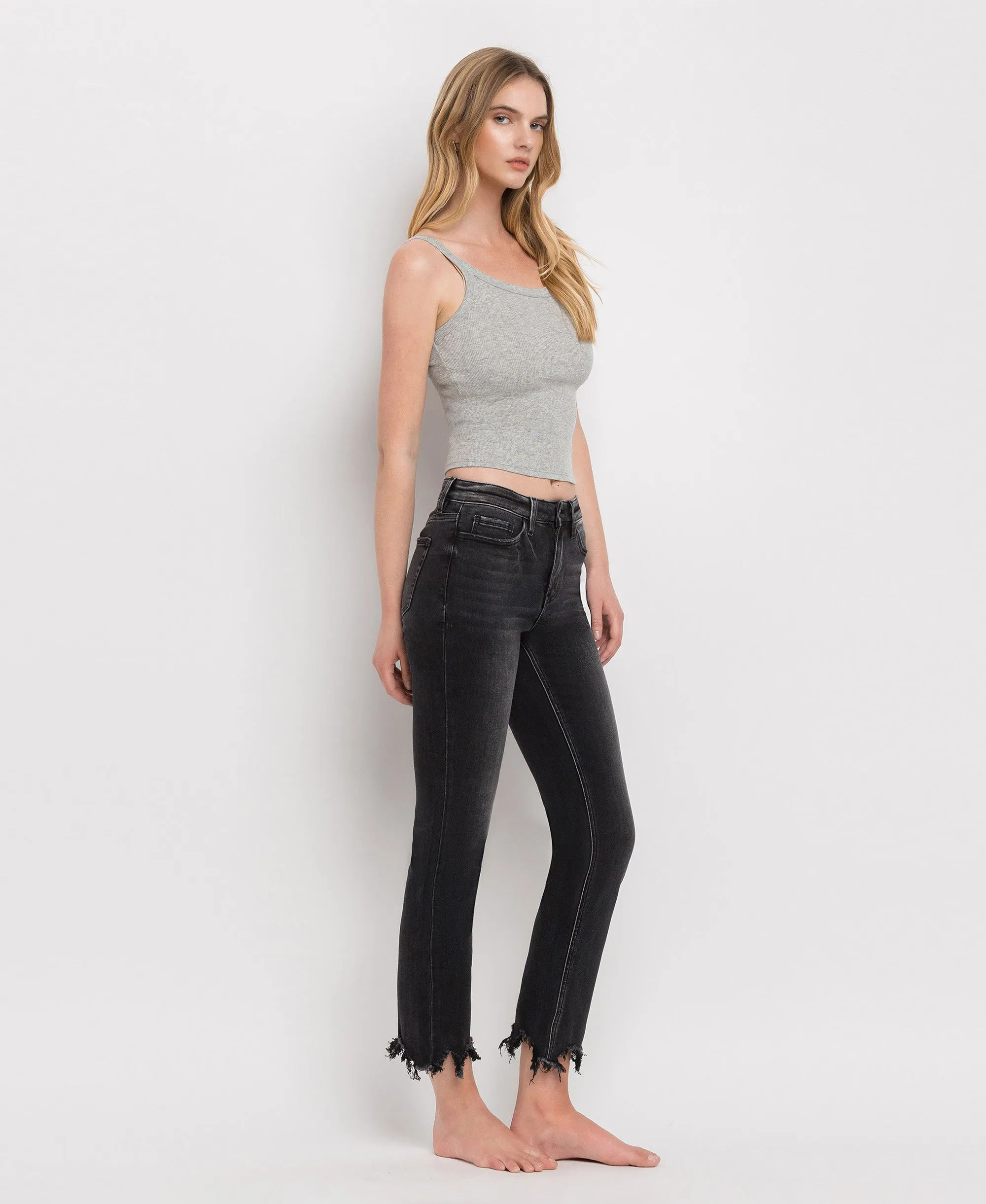 In A Bottle - High Rise Slim Straight Jeans