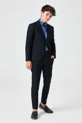 Jimi 2 Piece Suit - Black Cotton