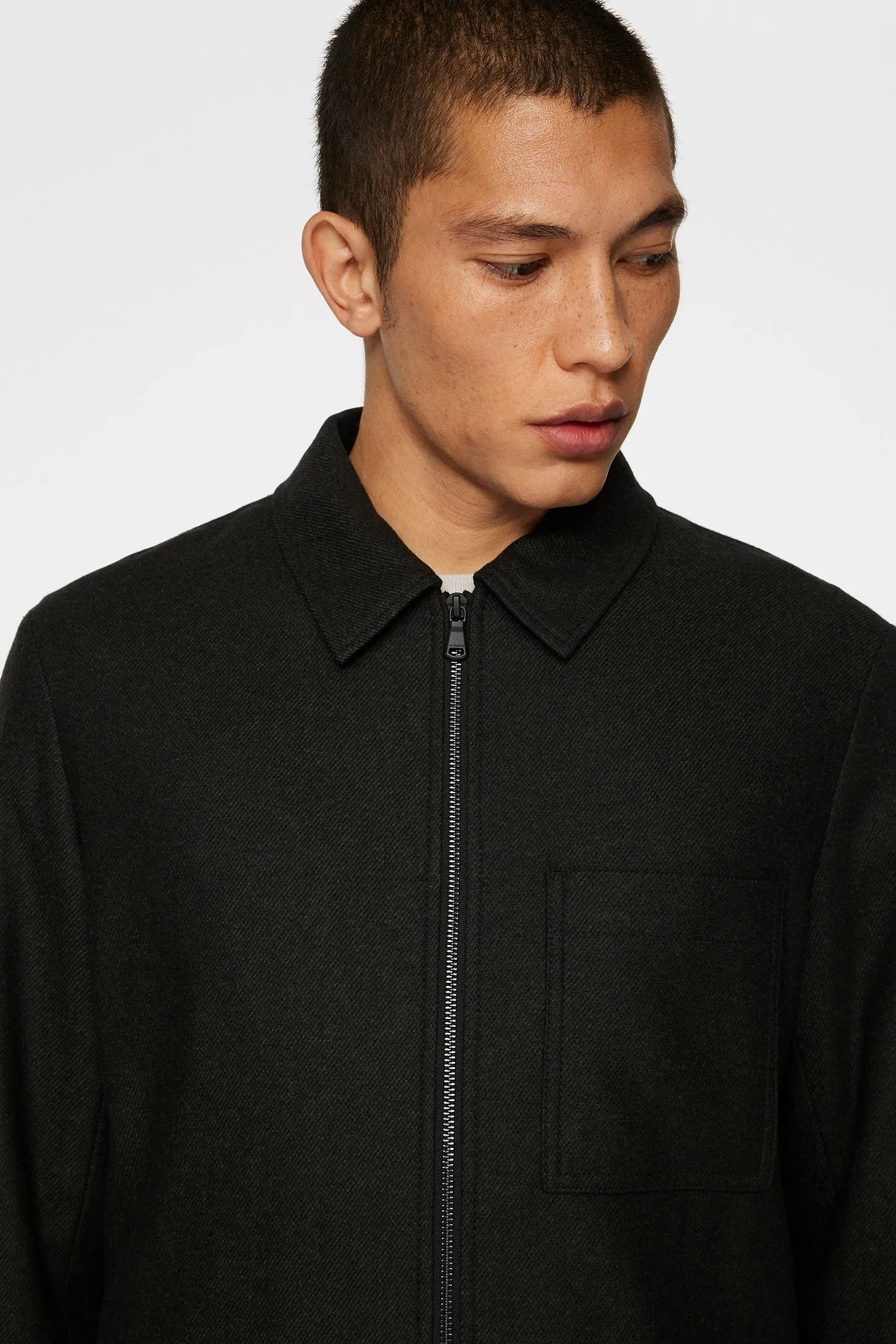 Julius Cashmere Flannel Overshirt