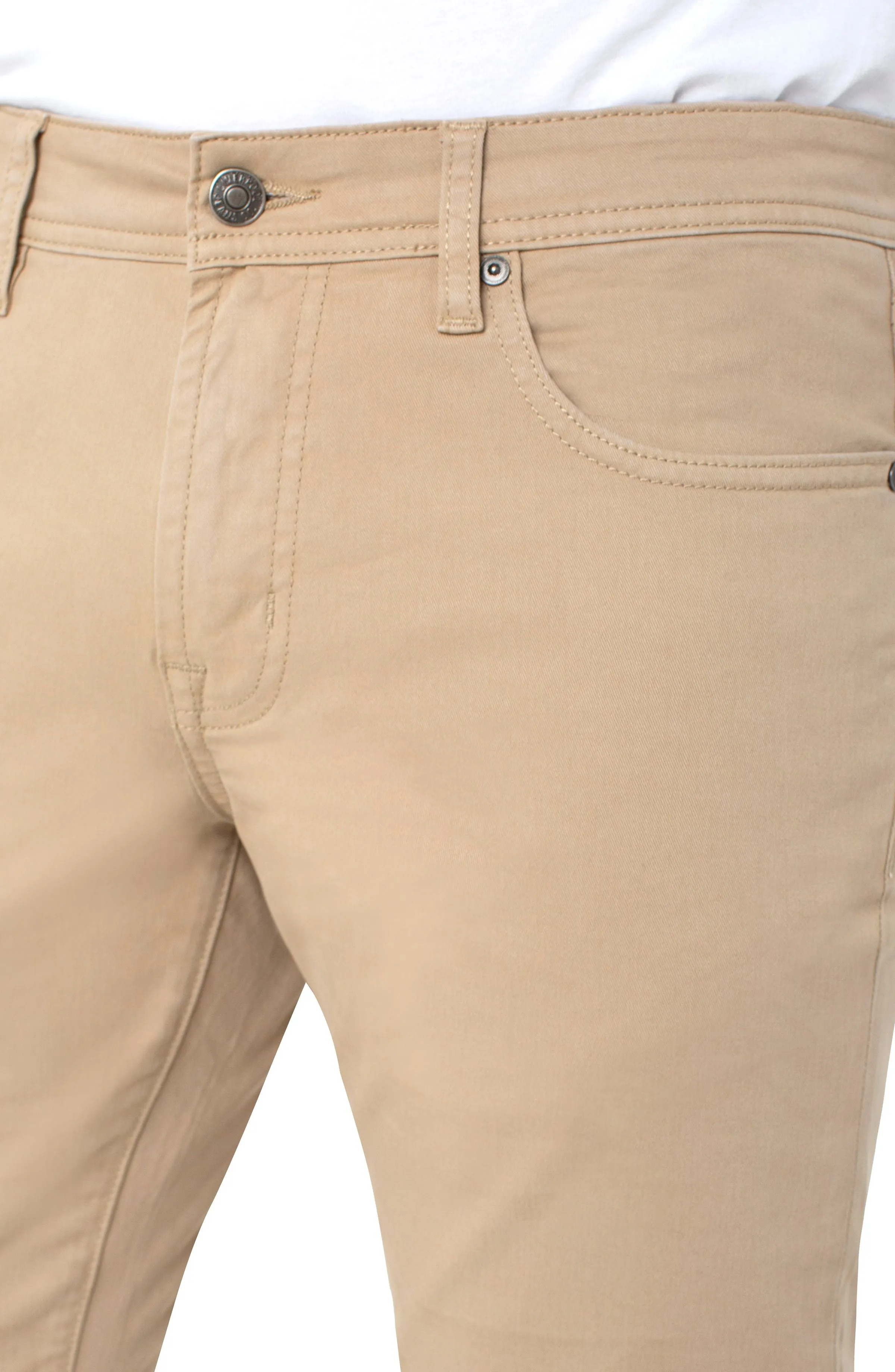 KINGSTON MODERN STRAIGHT PEACHED COLORED TWILL