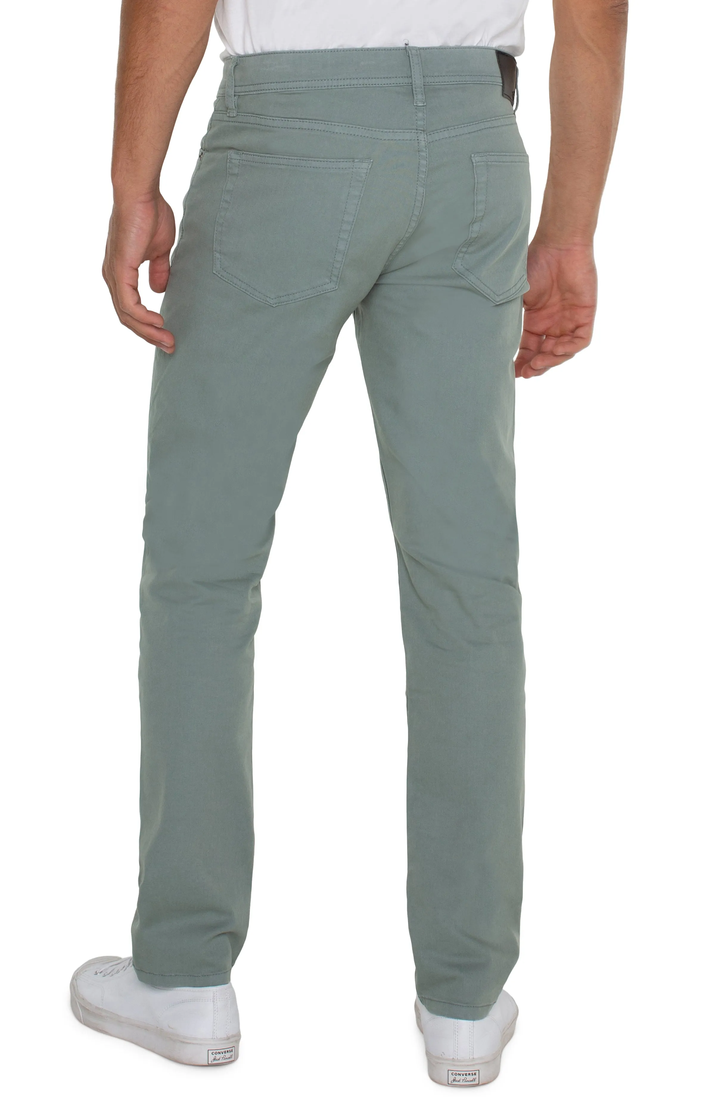 KINGSTON MODERN STRAIGHT PEACHED COLORED TWILL