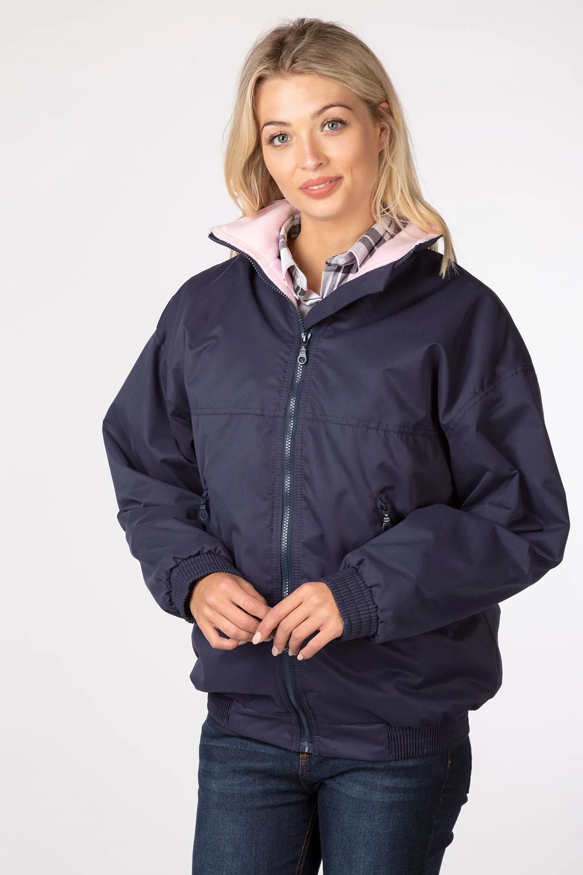 Ladies Fleece Lined Bomber Jacket