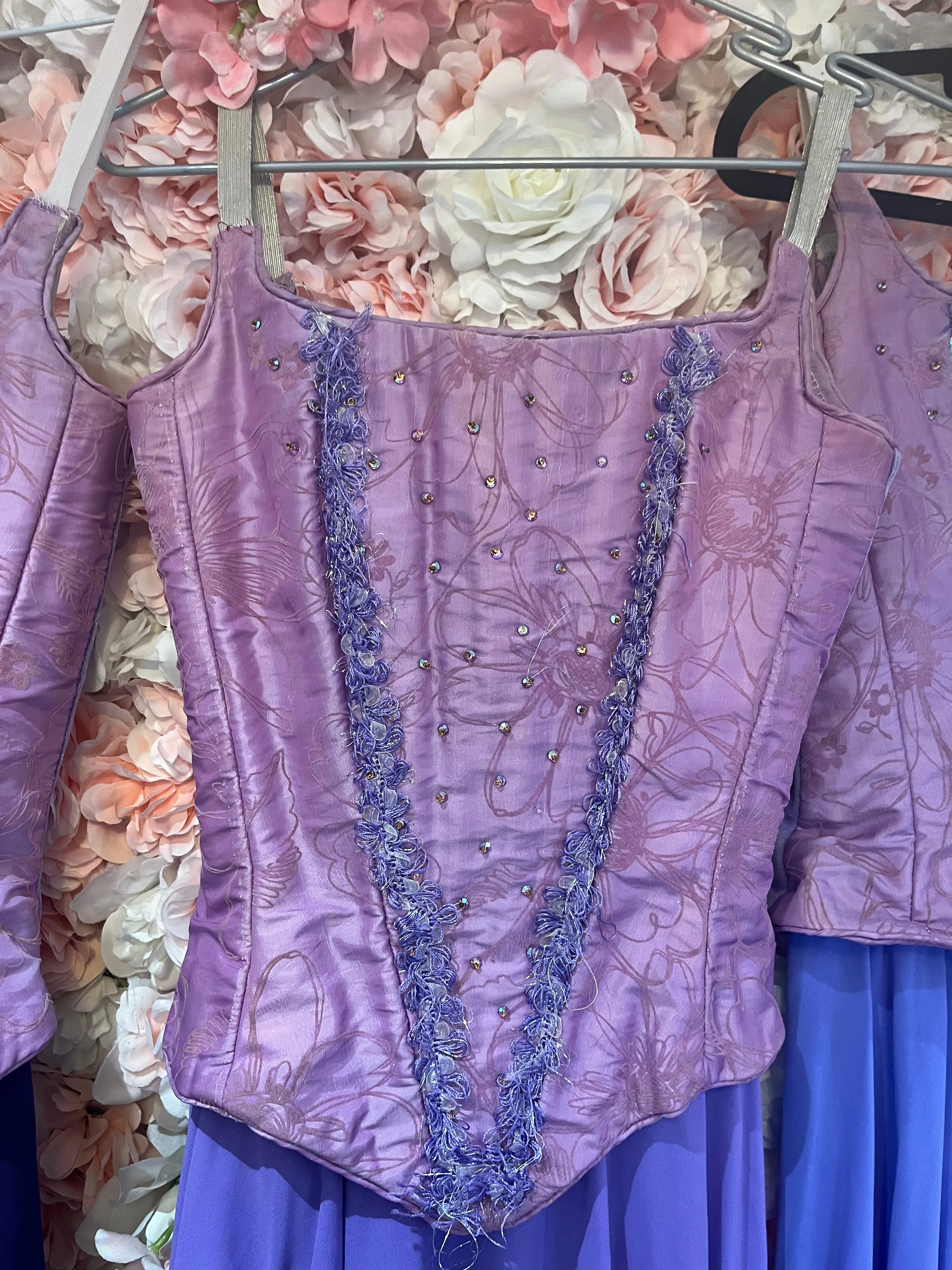 Lilac & Purple Pas de Quatre dresses - hire only