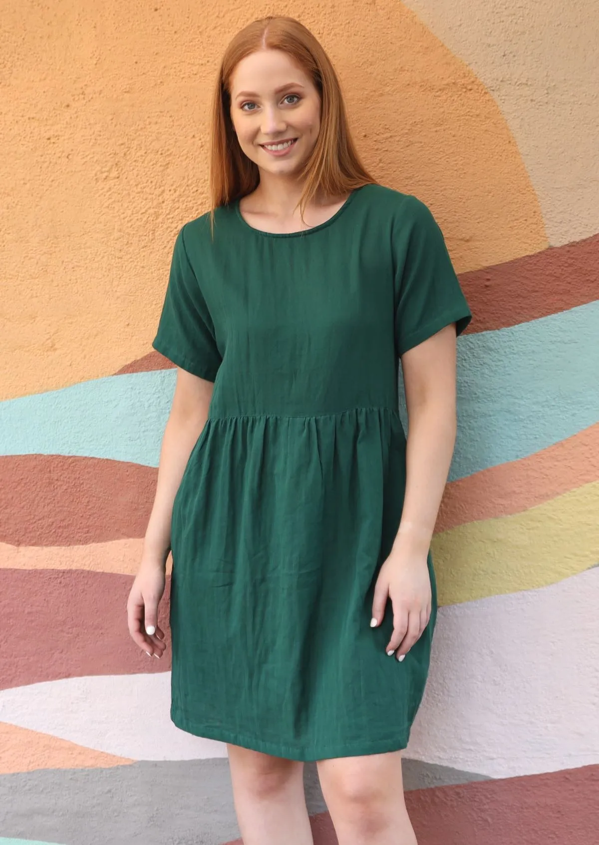 Mabel Dress Evergreen