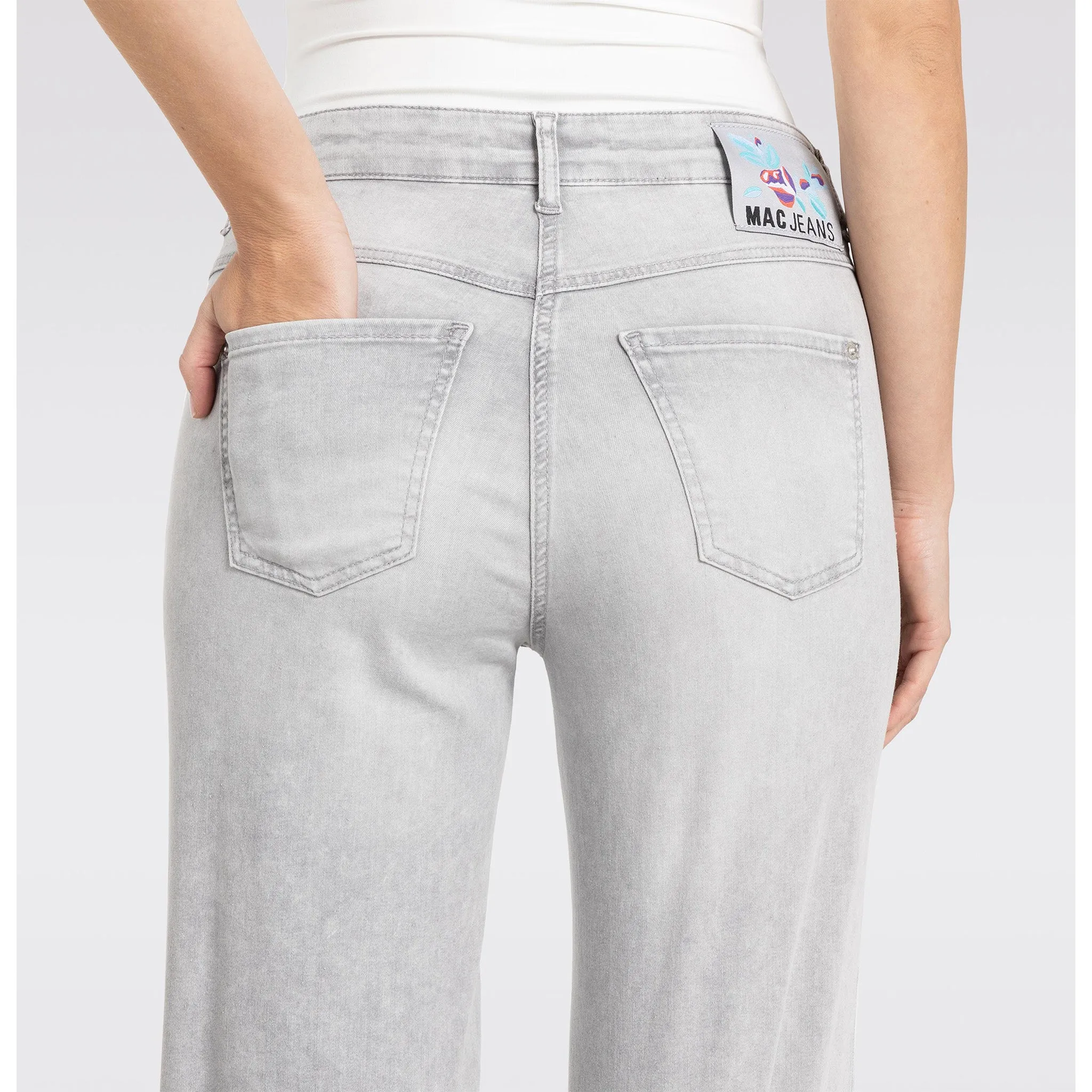 Mac Jeans Dream Wide Silver Ash Grey