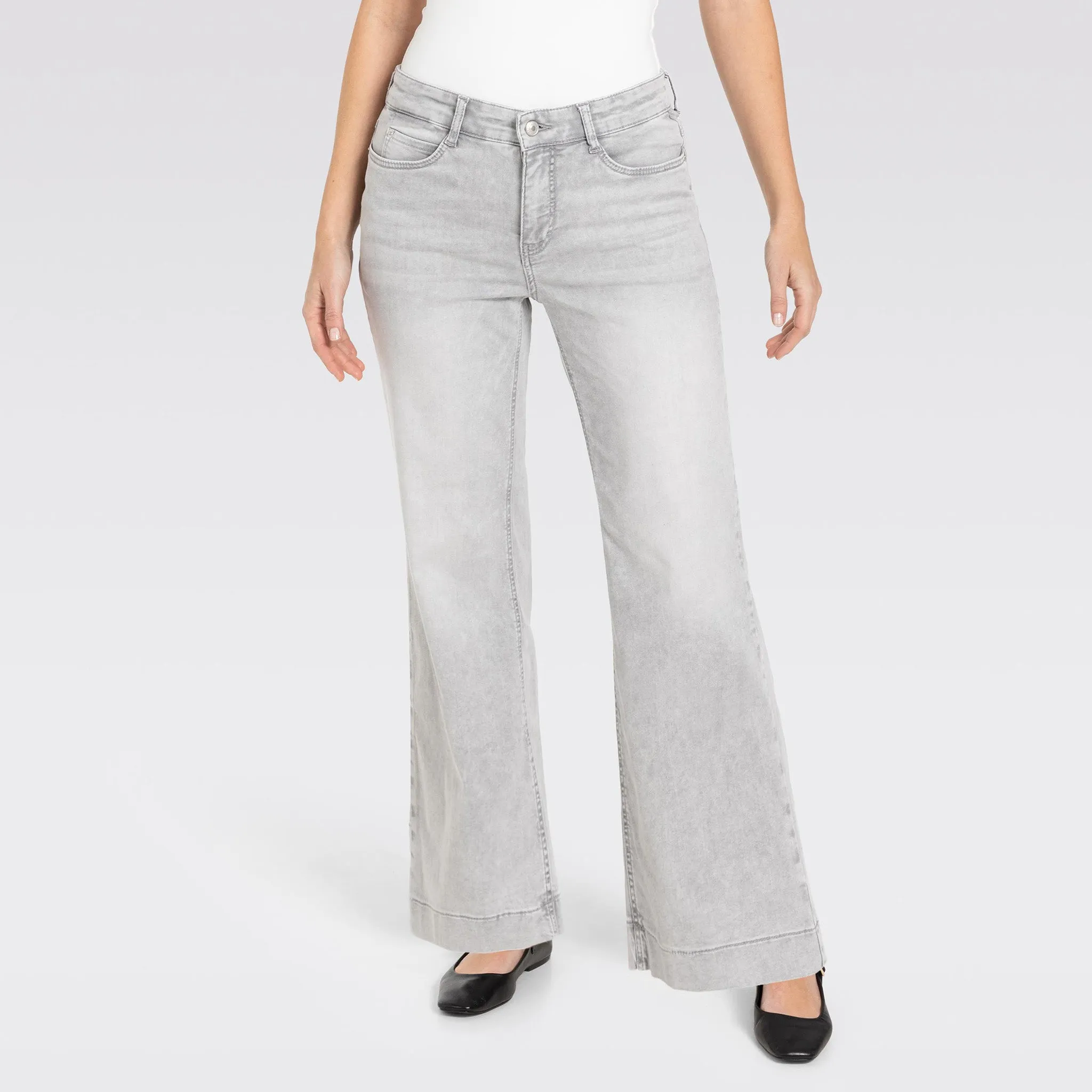 Mac Jeans Dream Wide Silver Ash Grey