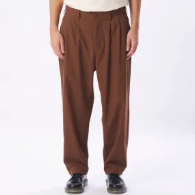 Men's Fubar Pleated Pant - Sepia