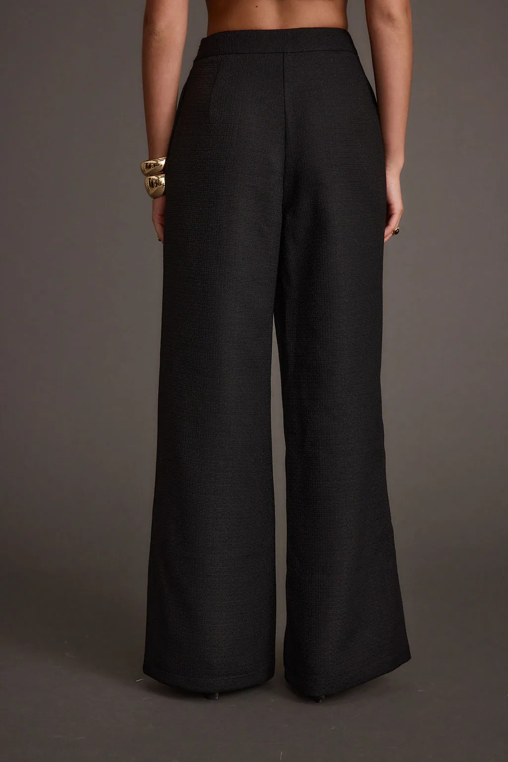 Montague Black Tailored Trousers