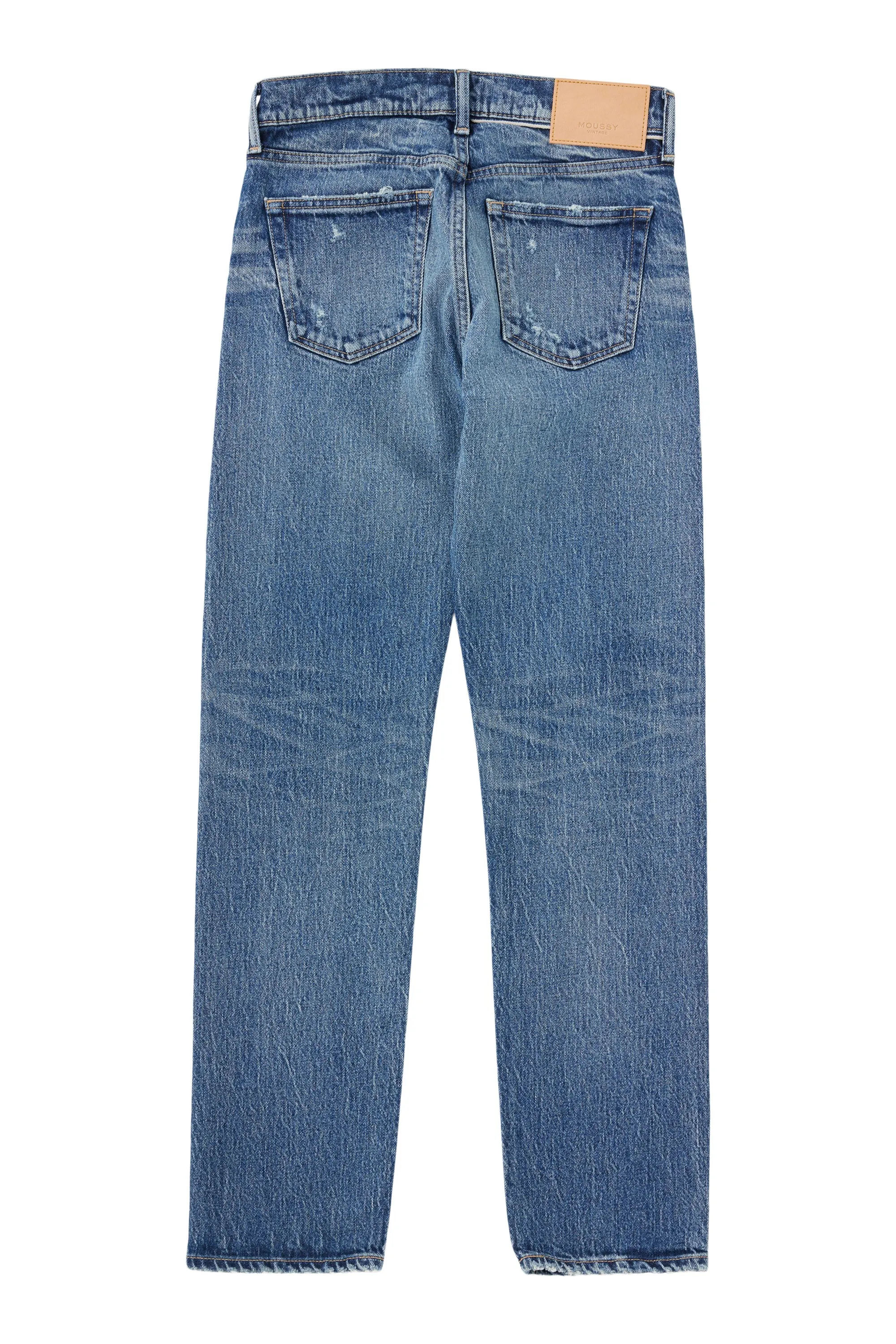 Moussy Denim Mallard Slim Straight in Dark Blue