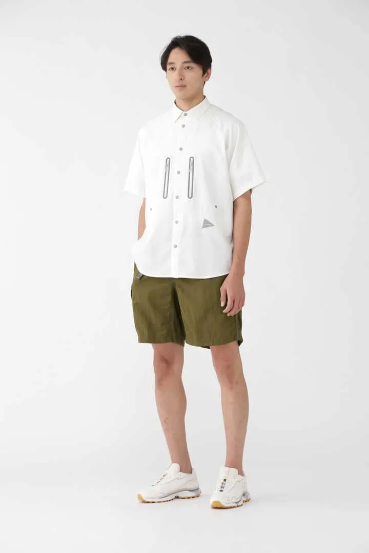 Ny taffeta hiker short pants - dark khaki