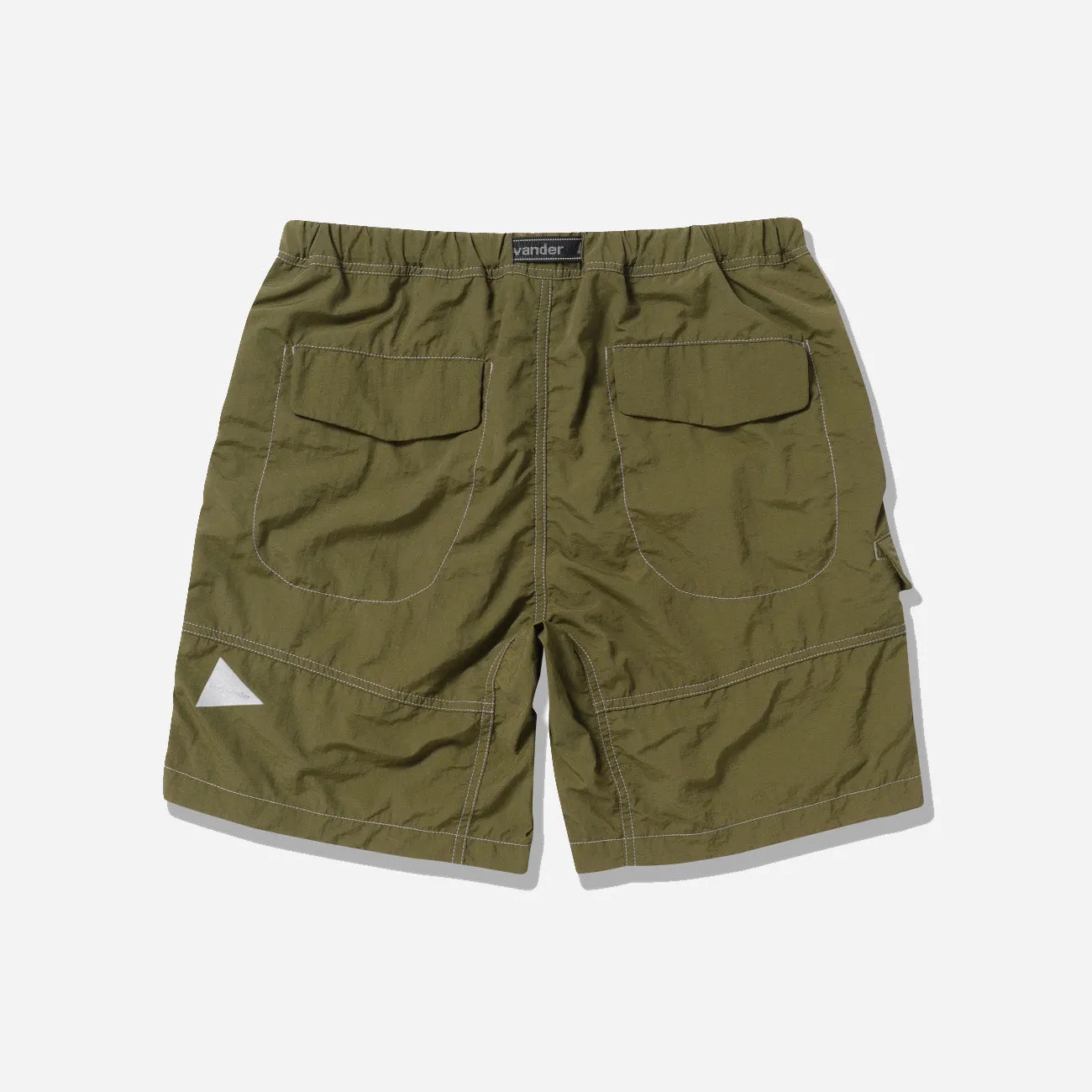 Ny taffeta hiker short pants - dark khaki