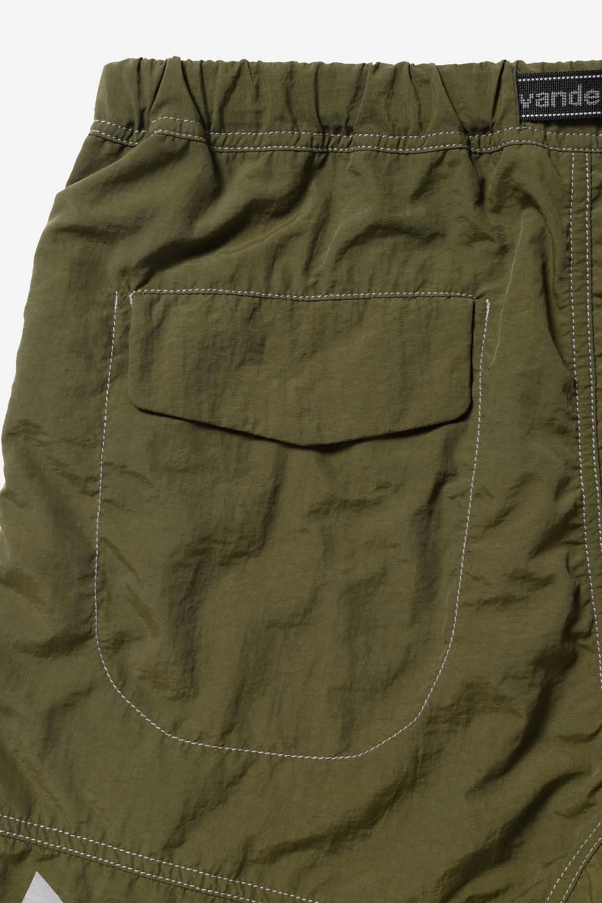 Ny taffeta hiker short pants - dark khaki