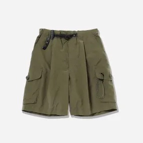 oversized cargo short pants - khaki