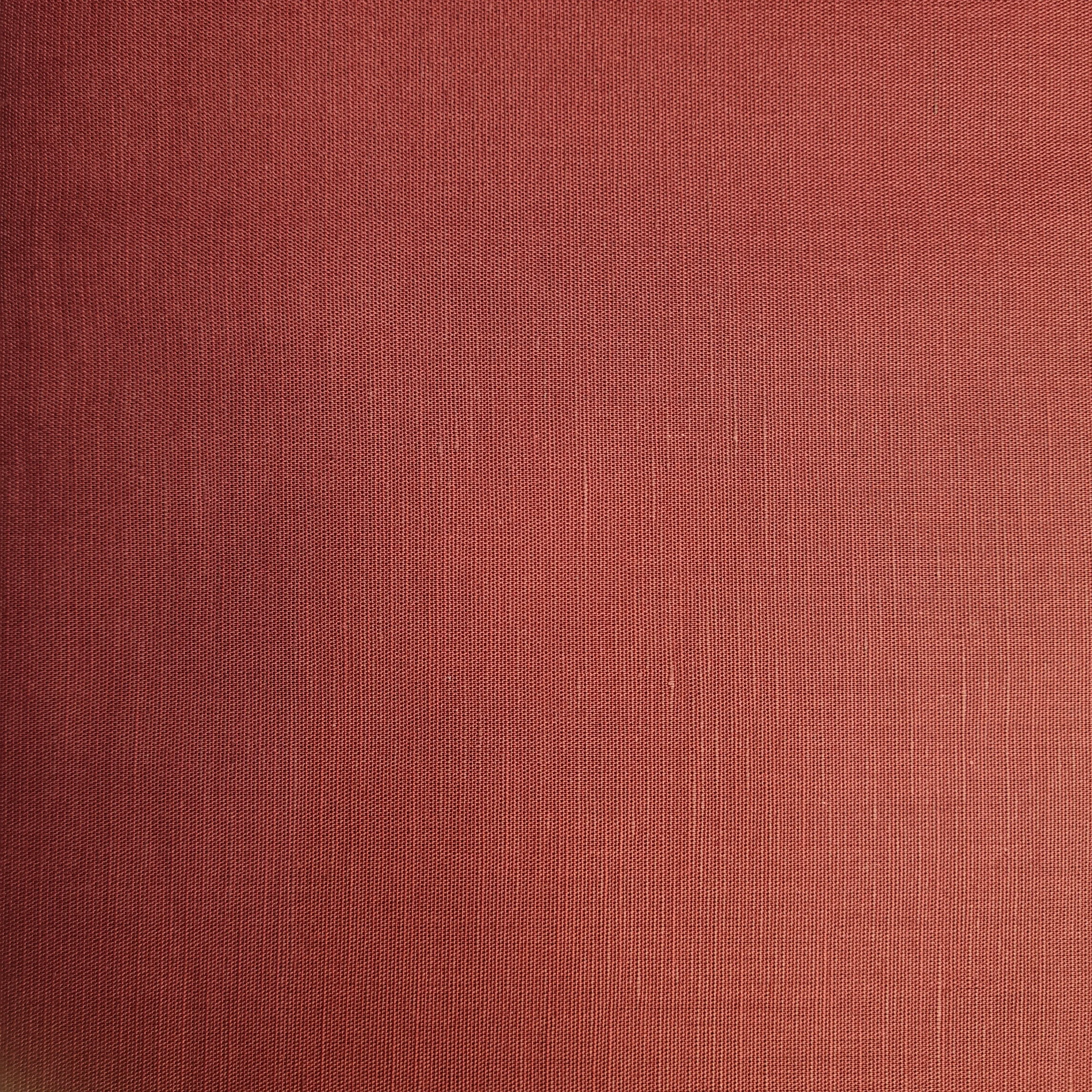 Premium Maroon Solid Cotton Linen Fabric