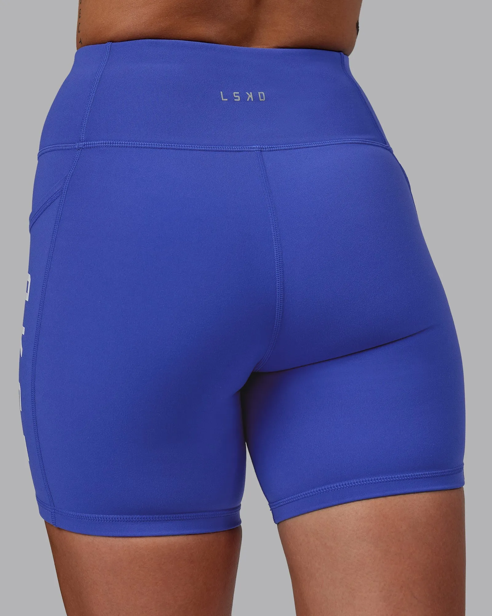 Rep Mid-Length Shorts - Power Cobalt-White