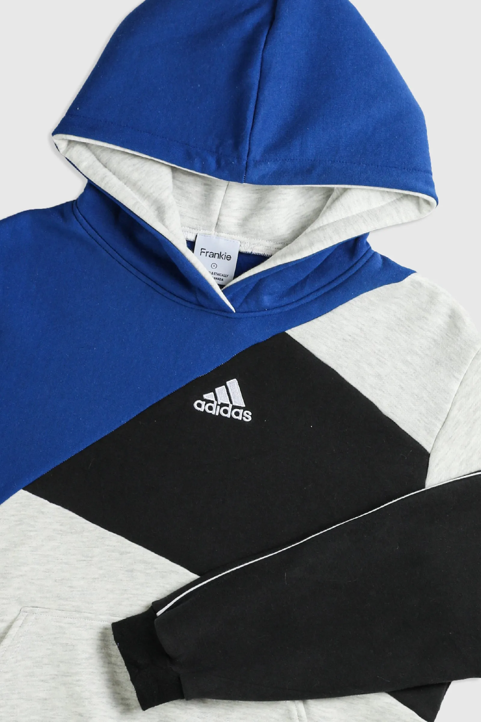 Rework Adidas Patchwork Sweatshirt - S