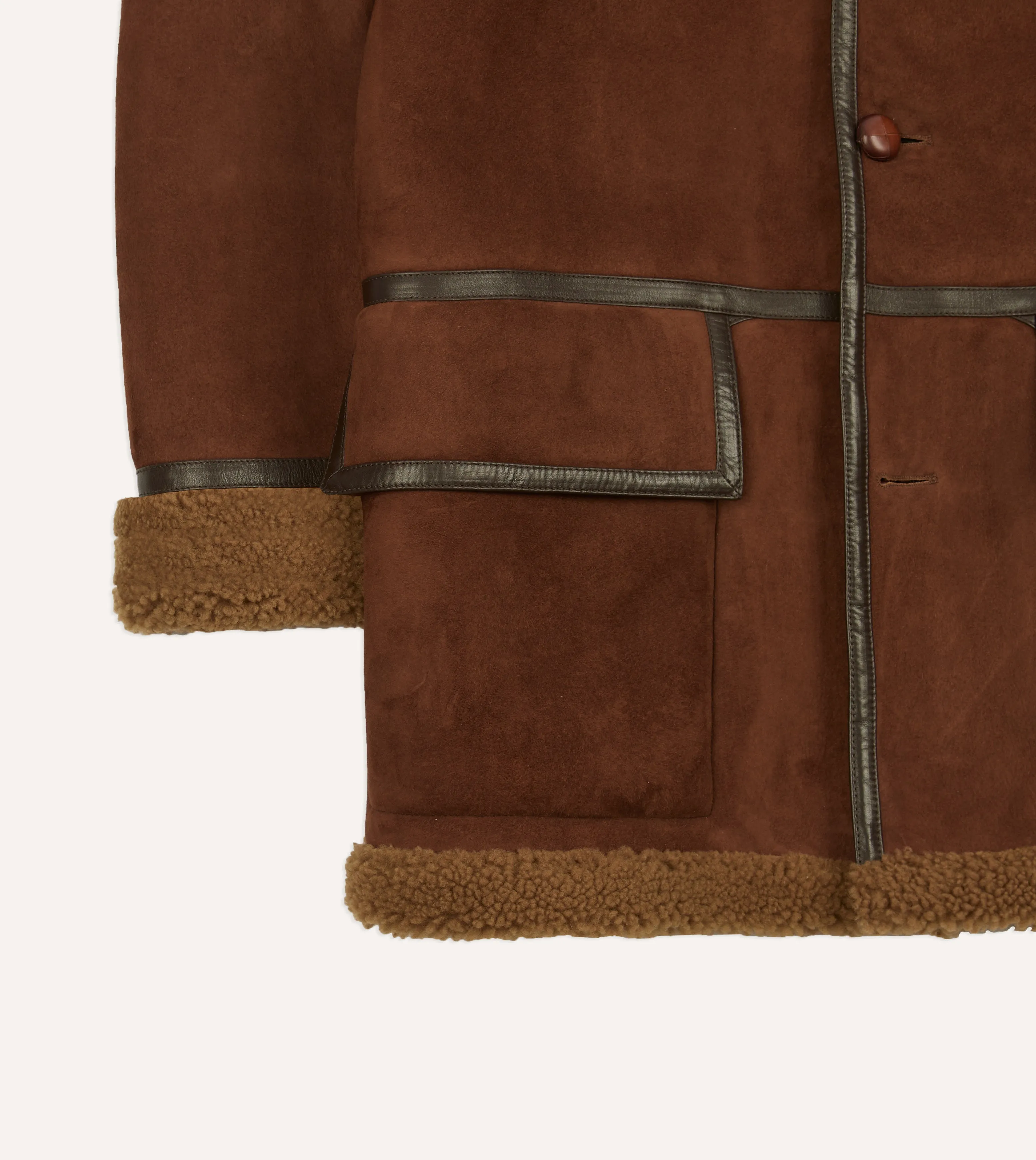 Shearling Car Coat