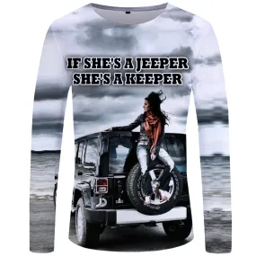 She's a Jeeper - Classic UPF 50  Long Sleeve Shirt