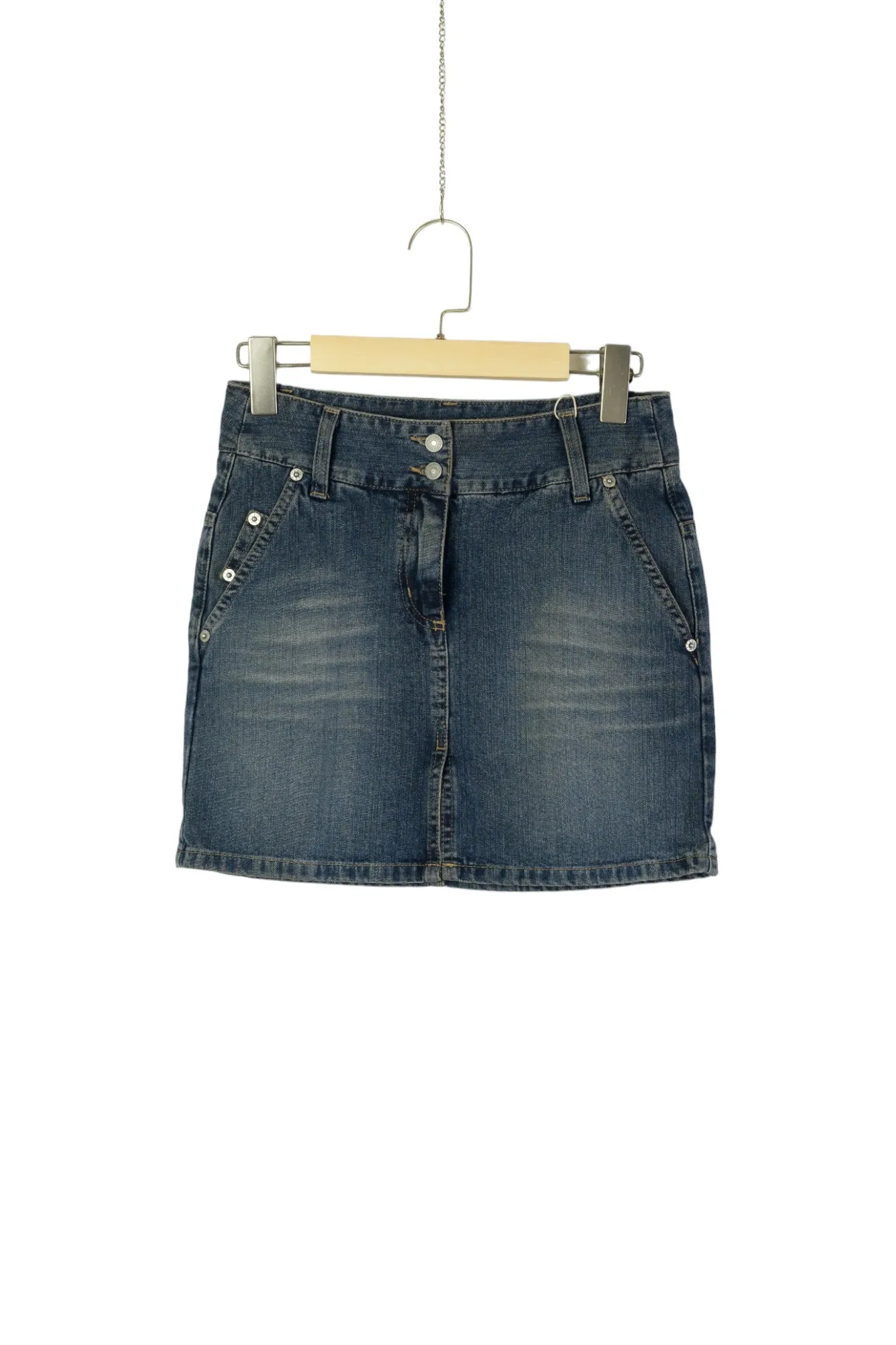 Sisley Denim Mini Skirt