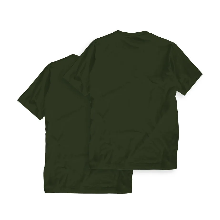 Surface Zero T-shirt (Pack of 2) - Olive Green