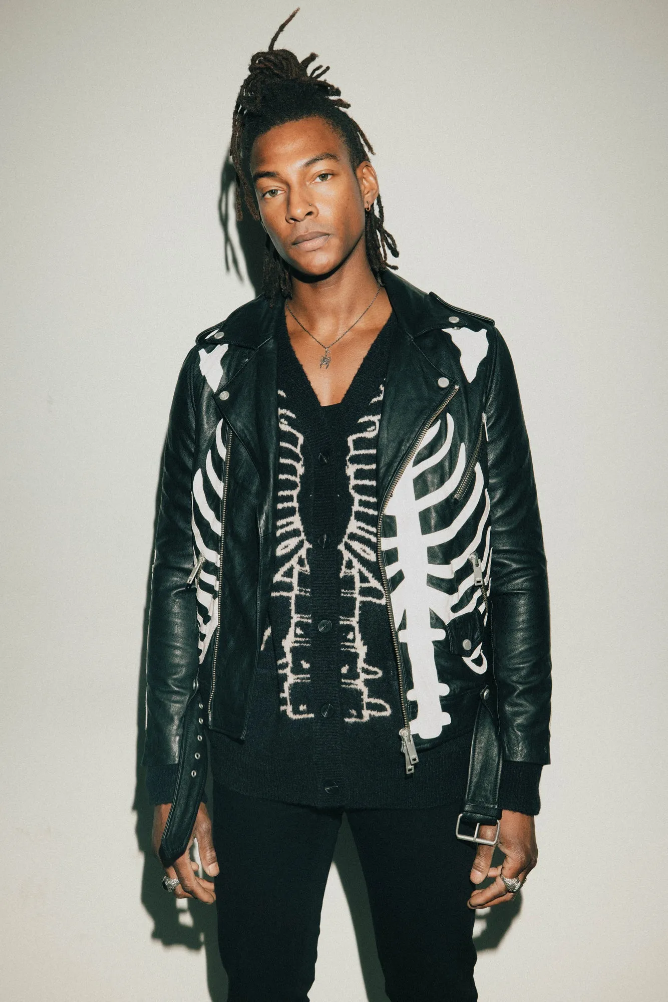 The Skeleton Deuce Biker Jacket