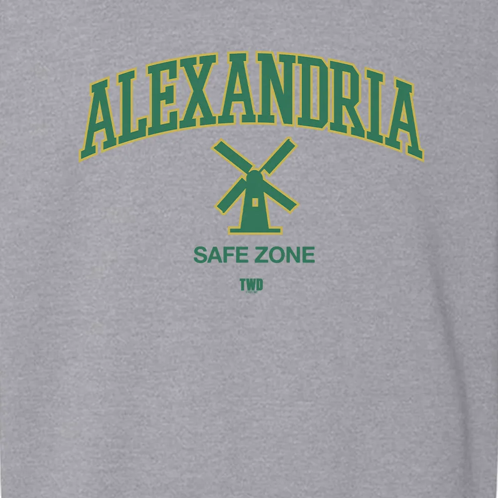 The Walking Dead Alexandria Collegiate Fleece Crewneck Sweatshirt