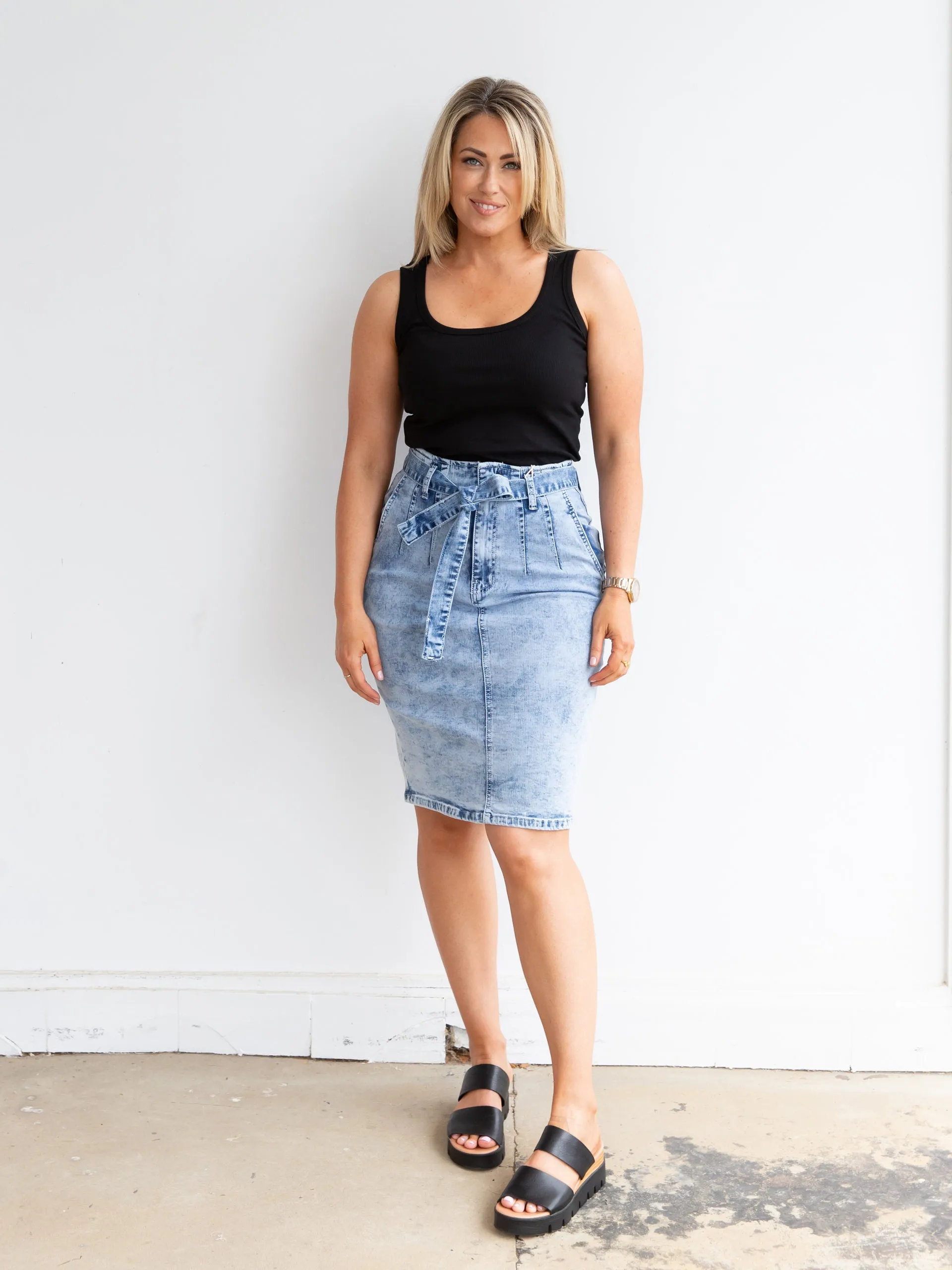 Tia Denim Skirt