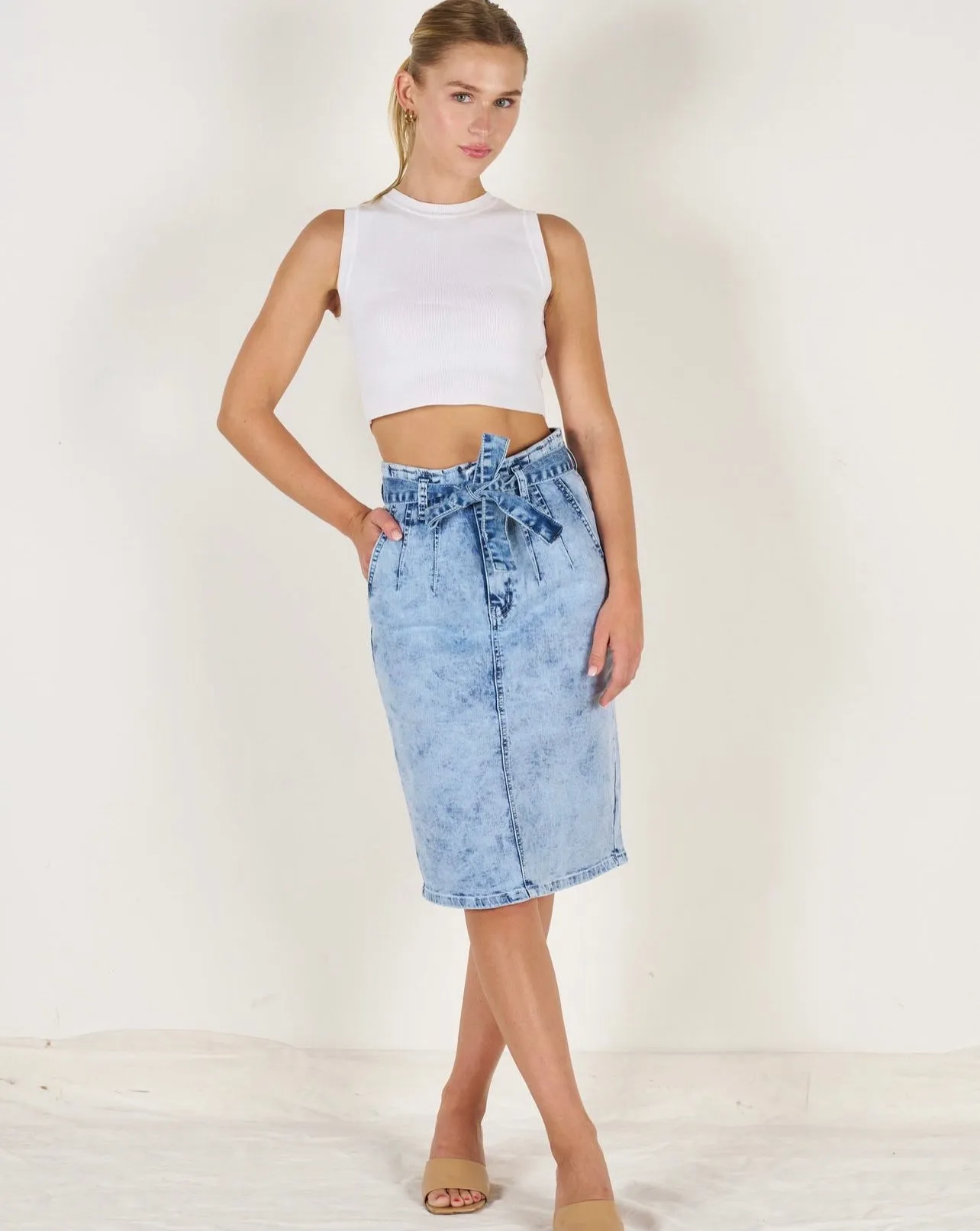 Tia Denim Skirt