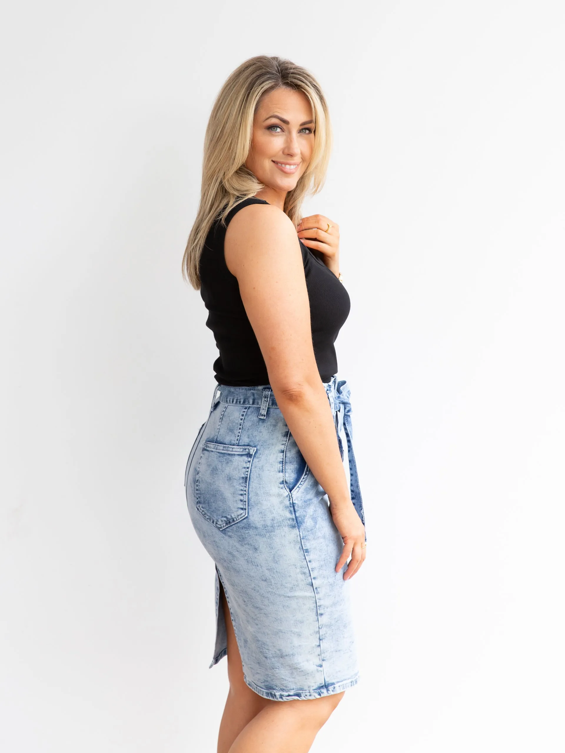 Tia Denim Skirt