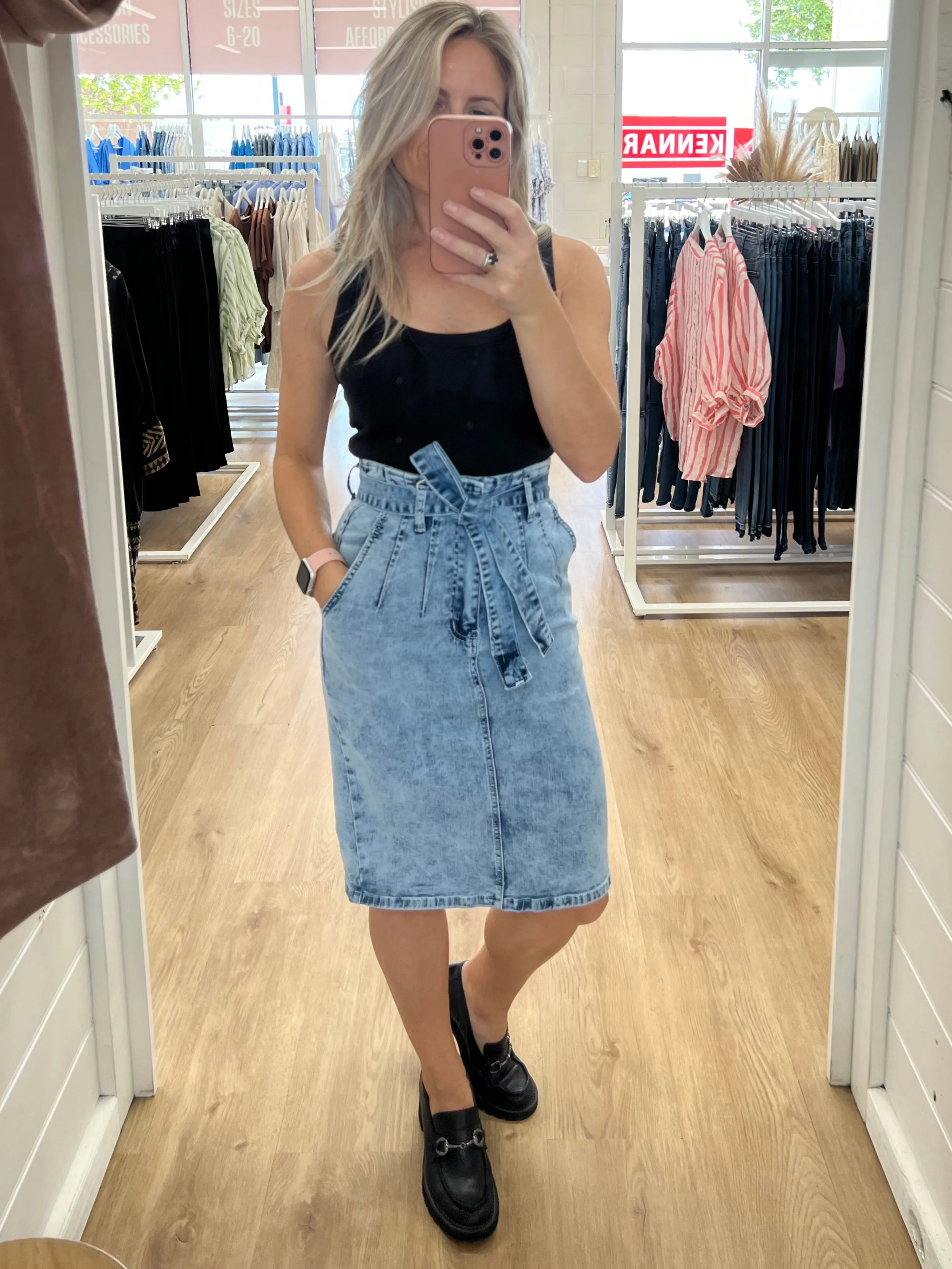 Tia Denim Skirt