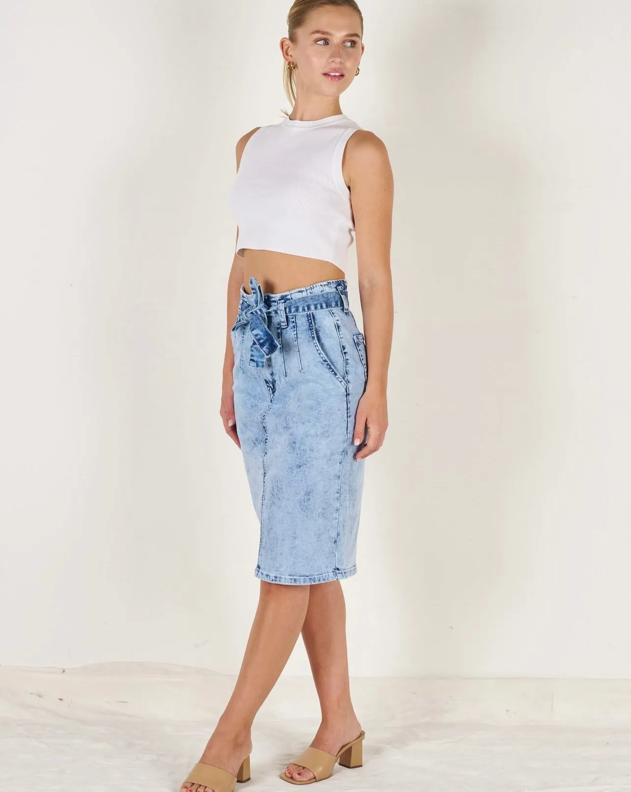 Tia Denim Skirt