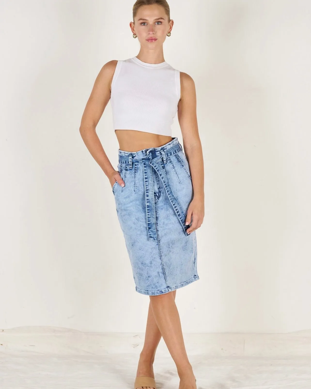 Tia Denim Skirt