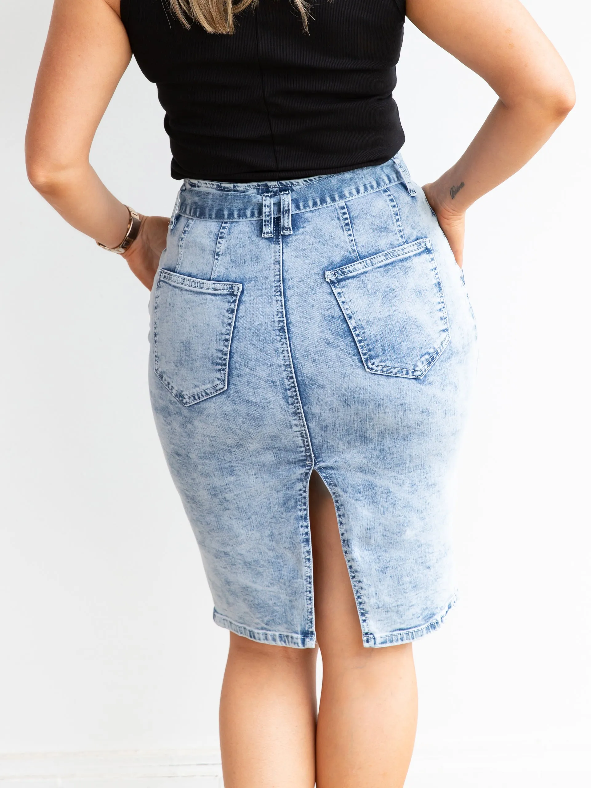 Tia Denim Skirt