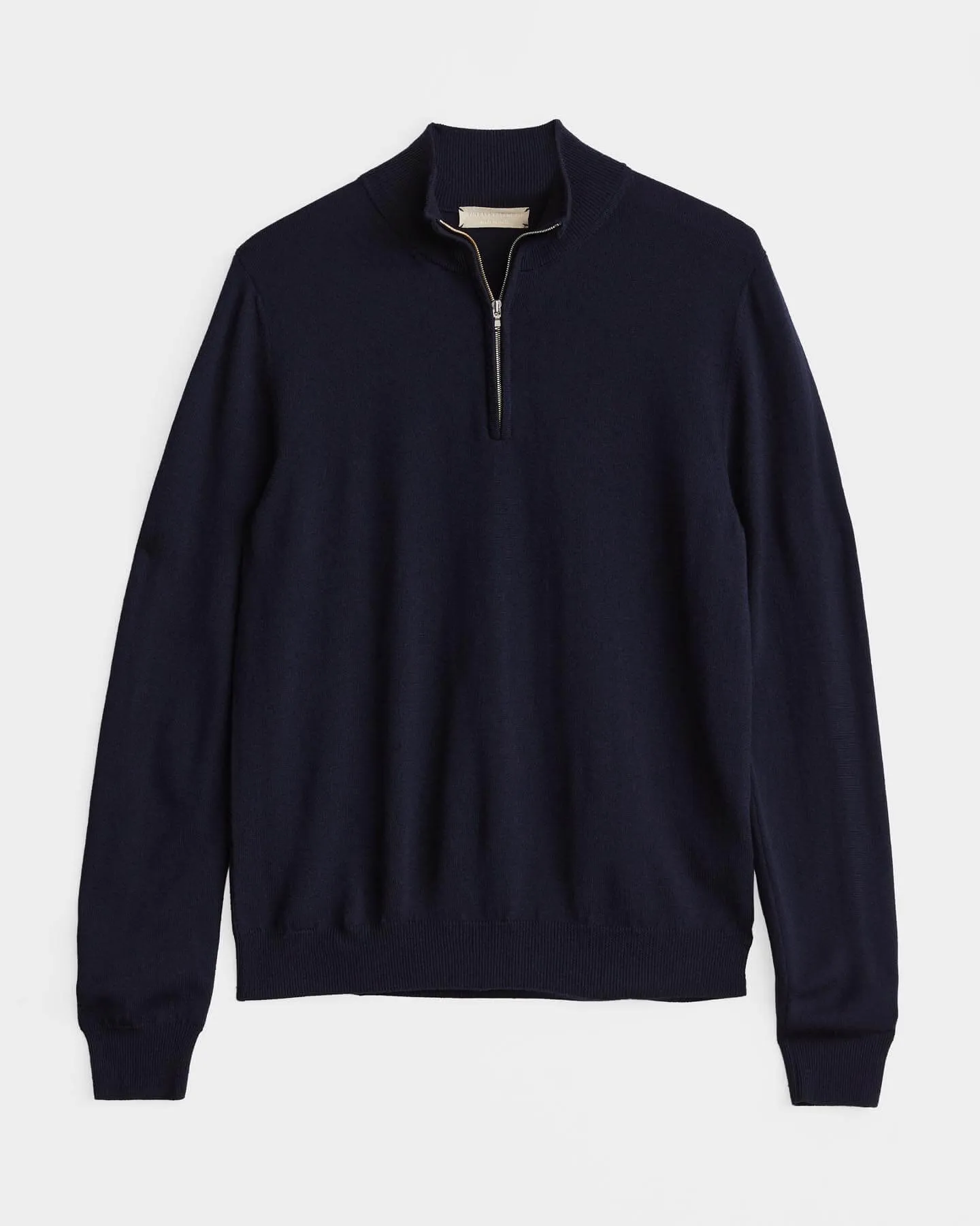 Trento Wool and Cashmere Unisex Half-Zip Pullover Sweater