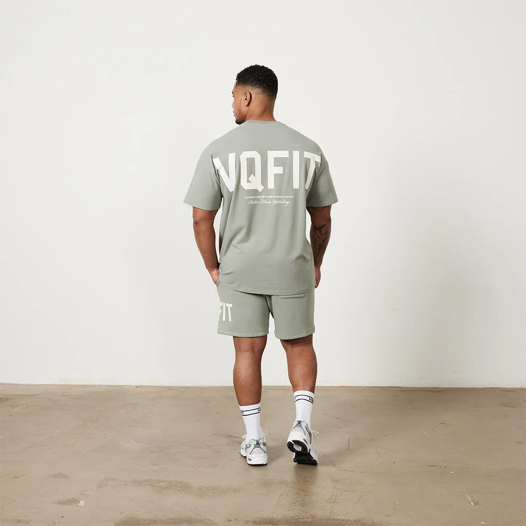 Vanquish VQFIT Distressed Desert Sage Oversized T Shirt