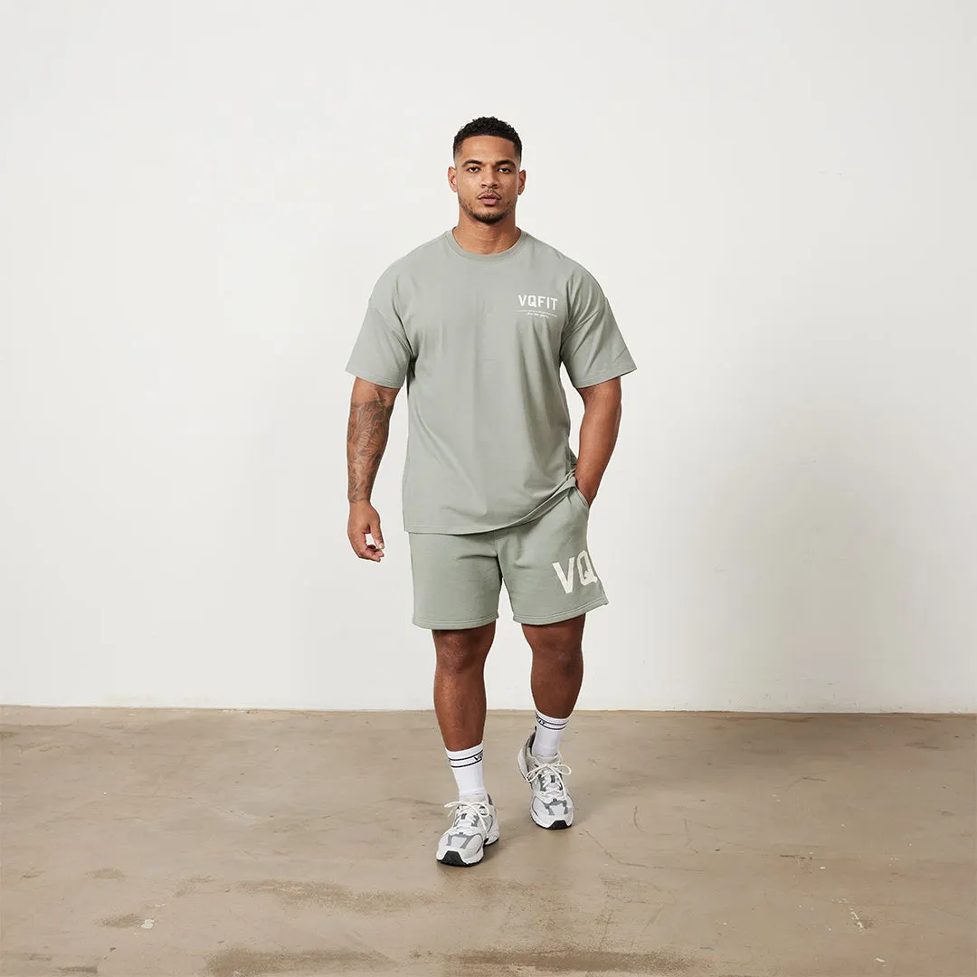 Vanquish VQFIT Distressed Desert Sage Oversized T Shirt