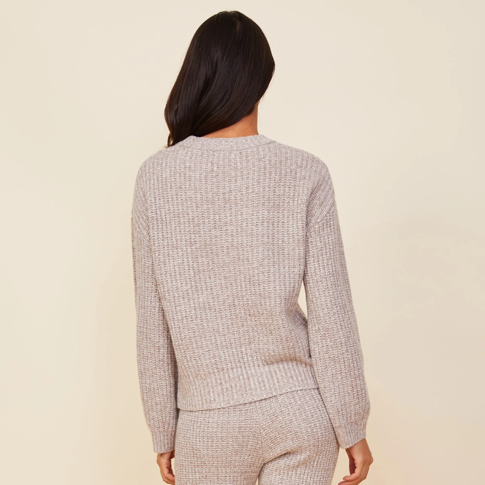 Wool Cashmere Space Dye Sweater