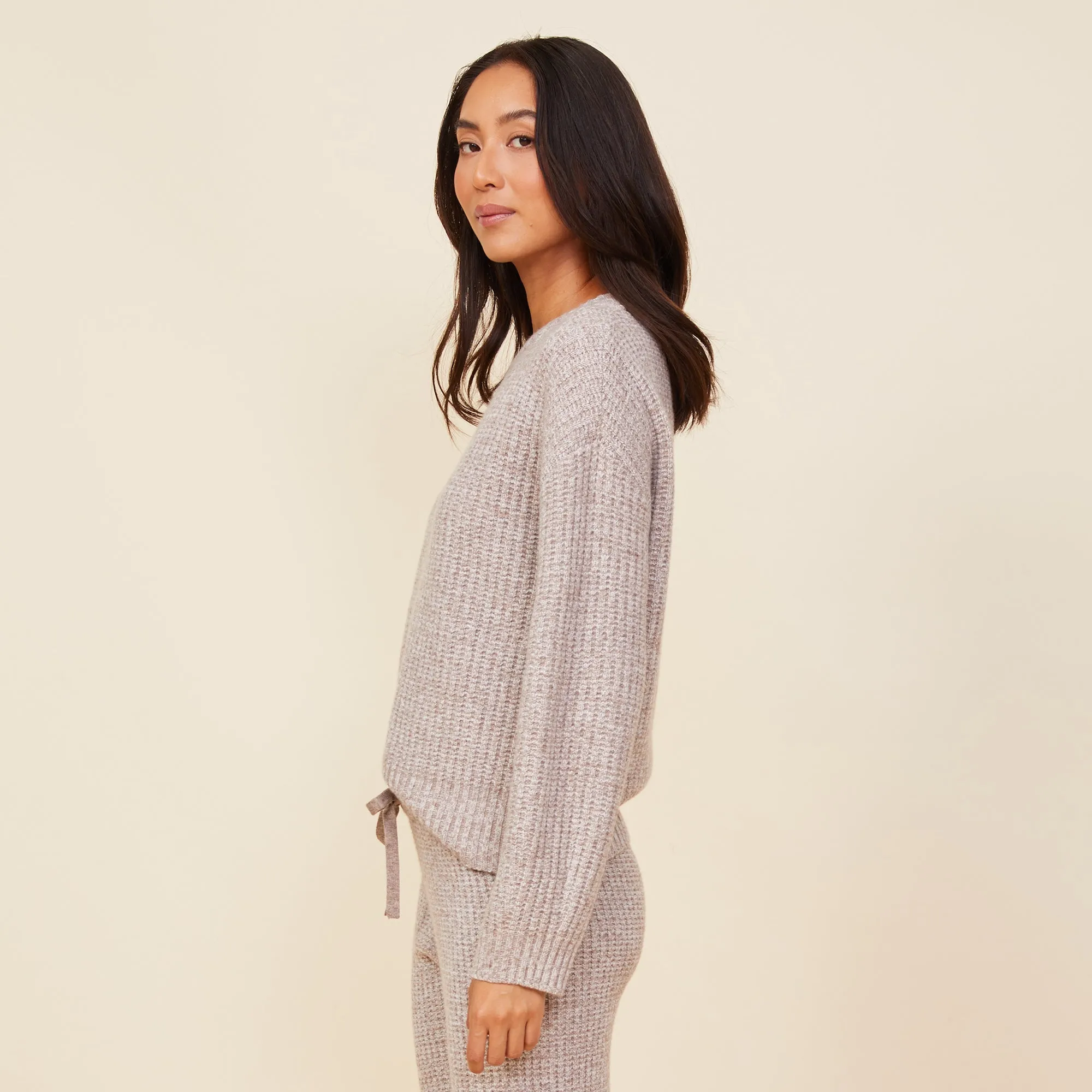 Wool Cashmere Space Dye Sweater