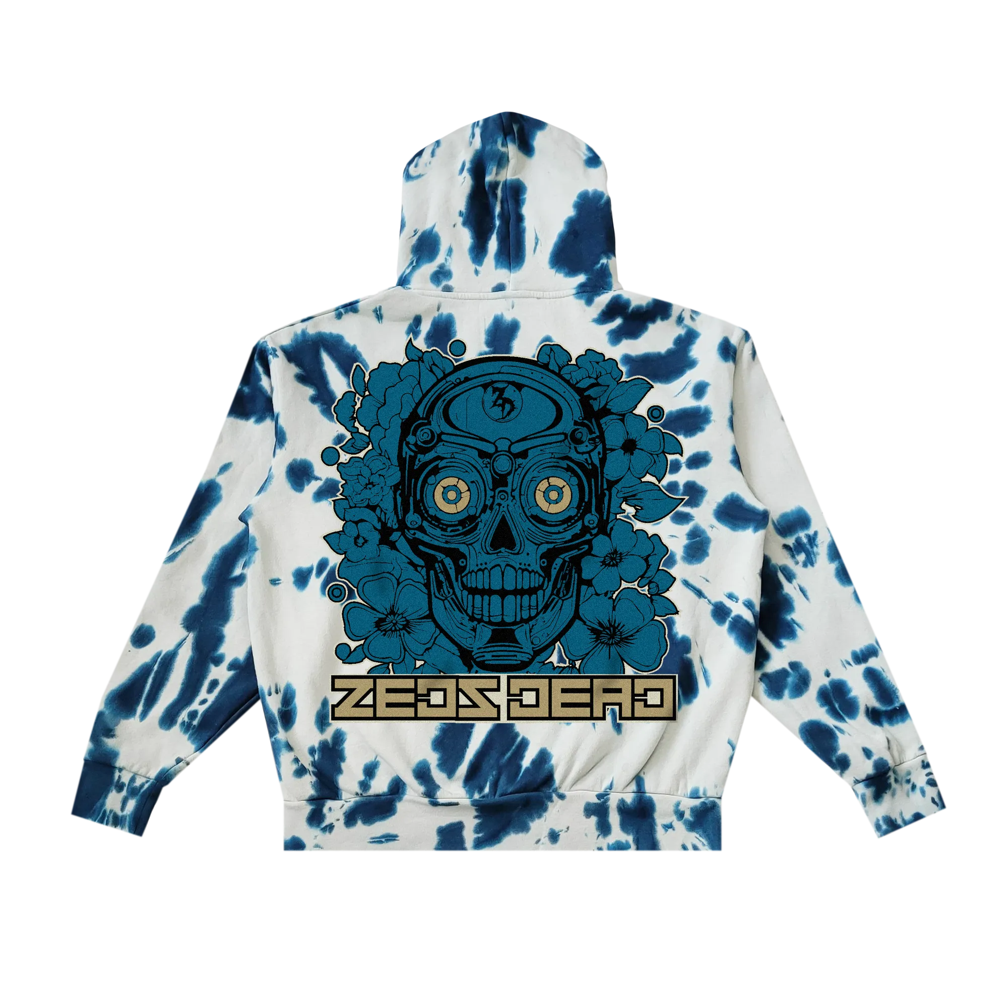 Zeds Dead Cyberdyne Tie Dye Hoodie - Stylish & Comfortable Graphic Sweatshirt